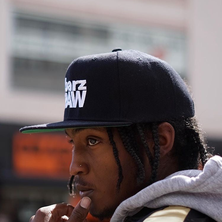 barz RAW snapback cap, black